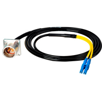 

Camplex 10' LEMO PBW to Duplex LC In-Line Fiber Optic External Breakout Cable