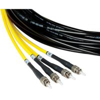 

Camplex 2000' 4-Channel OM3 Single Mode Fiber Optic Tactical Snake Cable with ST Connector