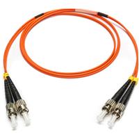 

Camplex 9.84' OM1 62/125 Multimode Duplex ST to ST Armored Fiber Optic Patch Cable, Orange