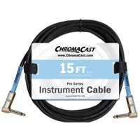 

ChromaCast Pro Series 15' Angle to Angle Instrument Cable, 23AWG, Daphne Blue