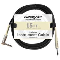 

ChromaCast Pro Series 15' Straight to Angle Instrument Cable, 23AWG, Vanilla Cream