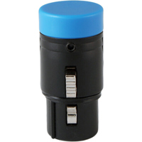 

Cable Techniques Low Profile Right-Angle XLR 3-Pin Female Connector with A-Shell, Large/Blue Cap