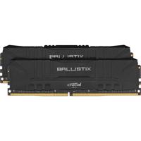 

Crucial Ballistix 32GB (16GBx2) DDR4 3600 MT/s UDIMM Desktop Gaming Memory Module Kit, Black