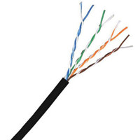 

Comprehensive 1000' Cat 6 550Mhz Shielded Bulk Cable, Stranded Black