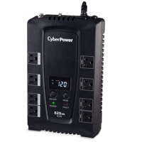 

CyberPower Intelligent LCD Computer Battery Backup, 825VA 450W UPS, 8 Outlets