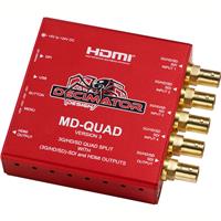 

Decimator MD-QUAD (3G/HD/SD)SDI Quad Split with (3G/HD/SD)-SDI and HDMI Outputs