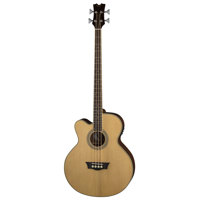 

Dean Guitars Cutaway Semi Acoustic Bass Left-Handed, Rosewood Fretboard, Satin Natural