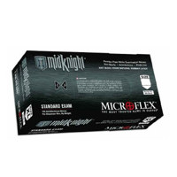 

DiVal MidKnight Black Nitrile Powder-Free Gloves, Medium, 10 Box