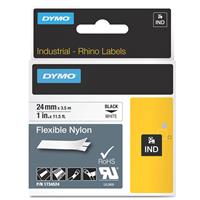 

Dymo RhinoPRO Flexible Nylon Label Tape, 0.94"x11.5'