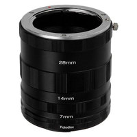 

Fotodiox Macro Extension Tube Set for Canon EOS M (EF-M) Mount Mirrorless Cameras for Extreme Close-up Photography