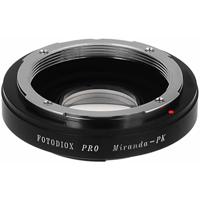 

Fotodiox Mount Adapter with 1.4x Multi-Coated Focus Correction Lens for Miranda Lens to Pentax K Mount Camera