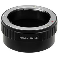 

Fotodiox Lens Mount Adapter for Olympus Zuiko (OM) 35mm SLR Lens to Sony Alpha E-Mount Mirrorless Camera Body