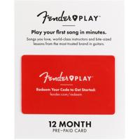 

Fender Instructional & Learn to Play Guitar Lesson Platform for Beginners, 12 Month Prepaid Gift Card