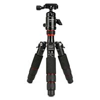 

FotoPro X-Aircross 1 Aluminum Tripod Kit, Includes FPH-42Q Dual Action Ball Head and 1/4-20 QR Plate, Orange