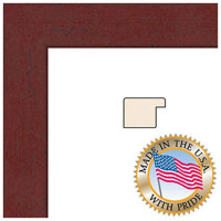 

Art To Frames 3978 Wood Frame for 10x20 Photograph, 1.25" Thick and 0.375" Deep, Regular Glass, Mahogany