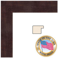 

Art To Frames 3913 Wood Frame for 5x5 Photograph, 1.25" Thick and 0.375" Deep, Regular Glass, Espresso