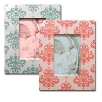 

MCS Baby Damask Medium-Density Fibreboard Picture Frame, for 4x6 Photo, Blue