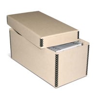 

Print File Tan 2-piece CD/DVD Storage Box - 5.5x5.5x12"