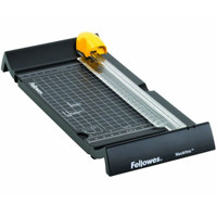 Fellowes Neutrino 90 Rotary Trimmer, 5 Sheets Cutting Capacity, 9" Cutting Length, Black