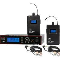 

Galaxy Audio AS-1400-2M Wireless In-Ear Twin Pack Monitor System with EB4 Earbuds, M: 516 to 558MHz