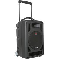 

Galaxy Audio Any Spot Traveler TV8 8" 2-Way 120W Portable PA System with RM-CD CD/MP3 Player, TV5-REC Single UHF Receiver, TVHH Wireless Handheld Microphone