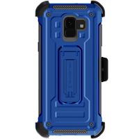 

Ghostek Iron Armor2 Rugged Case with Holster Belt Clip for Samsung Galaxy A6, Blue/Gray