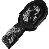 

Ghostek Loop Magnetic Finger Holder Strap with Stand, Floral Black