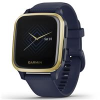 

Garmin Venu Sq Music Edition GPS Smartwatch, Light Gold Bezel, Navy Case