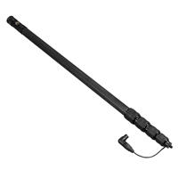 

H&A Carbon Fiber Telescoping Boom Pole with Internal Coiled Cable & Side Exit XLR Base (9') - Neutrik Connector - Carrying Case Included