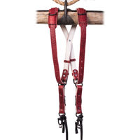 

HoldFast Gear Skinny Money Maker Two-Camera Harness, American Bison Leather, Large, Red