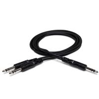 

Hosa Technology 5' Single 1/4" Stereo Male to Two 1/4" Stereo Male Y-Cable