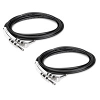 

Hosa Technology 2x Straight to Right-Angle Guitar Cable, 5'