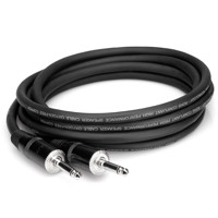 

Hosa Technology 3' 1/4" Phone Male to 1/4" Phone Male Speaker Cable, 14 AWG, with 2 Conductors