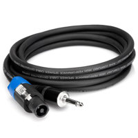 

Hosa Technology 30' Neutrik Speakon to 1/4" Phone Male Speaker Cable, 14 AWG, with 2 Conductors