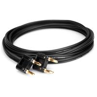 

Hosa Technology 100' Dual Banana Male to Dual Banana Male Speaker Cable, Black Zip-Style Jacket