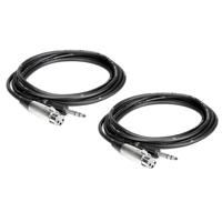 

Hosa Technology 2x 3' Balanced 3-Pin XLR Female to Stereo (TRS) 1/4" Male Interconnect Cable