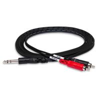 

Hosa Technology 2x 6.6' (2M) Stereo 1/4" Male to Two RCA Male Y-Cable