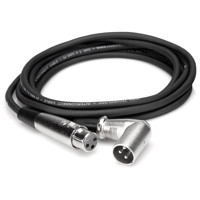 

Hosa Technology Balanced Interconnect XLR3F to Right-Angle XLR3M Cable, 25'/7.62m