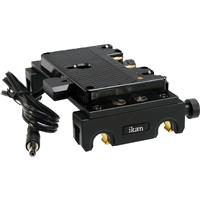 

Ikan Blackmagic Camera Quick Snap Pro Battery Rail Kit for Anton Bauer Mount, Includes Double Cheese Plate, 2xELE-15QRRA, AB Mount Plate, Tap Cable