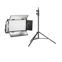 

Ikan Lyra Half x 1 Studio & Field Bi-Color Soft Panel LED Light, 110 deg Beam Angle with iKan 8' Heavy Duty Light Stand, 8 lbs Capacity