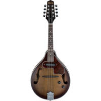 

Ibanez Ibanez M510E A-Style Mandolin, 20 Frets, Mahogany Neck, Magnetic Single Pickup, Rosewood Fretboard, Open Pore Vintage Sunburst (SN: 2Y-05 GS210108969)