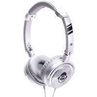 

IDANCE Jockey Articulated Lightweight Headphones with Inline Mic for iPhone/iPad/iPod/Tablet/Android, 15Hz-20KHz Frequency, 32Ohms Impedance, Silver