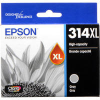 

Epson T314XL Gray Claria Photo HD Ink Cartridge with Sensormatic, High-Capacity