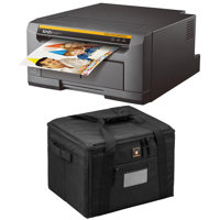 

HiTi P910L Lightweight 8" Dye-Sub Color Roll Type Photo Printer, 300dpi, 8x4" to 8x12 " Print Sizes - With Slinger Padded Printer Carrying Case