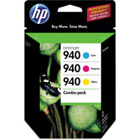 

HP HP 940 Color Combo Pack (US) Includes: 1 Cyan, 1 Magenta, and 1 Yellow Cartridge