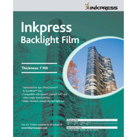 

Inkpress Backlight Translucent White Semi-matte Inkjet Film, 7 mil, 8.5x11", 5 Sheets