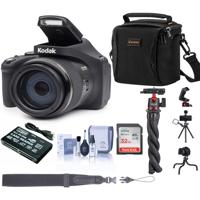 

KODAK PIXPRO AZ901 20MP Digital Camera, 90x Optical Zoom, Black- Bundle With Shoulder Bag, Ulanzi MT-11 Octopus Tripod, Card Reader, 32GB SDHC Card, Cleaning Kit, Op/Tech 11" Wrist Strap