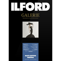 

Ilford GALERIE Matte Cotton Medina Inkjet Photo Paper, 320 gsm, 13x19", 25 Sheets