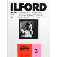 

Ilford Ilfospeed RC Deluxe Resin Coated Black & White Enlarging Paper - 5x7"-100 Sheets - 1M - Glossy Surface - Grade 3 - for commercial, press, industrial, advertising, and display work