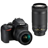 

Nikon D3500 DSLR Camera with 18-55mm f/3.5-5.6G VR and 70-300mm f/4.5-6.3G ED Lens